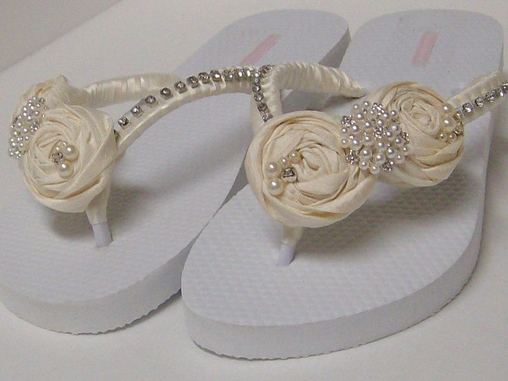 The Benefits of Wearing White Wedding Flip Flops